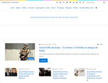 Tablet Screenshot of folhadegoias.info